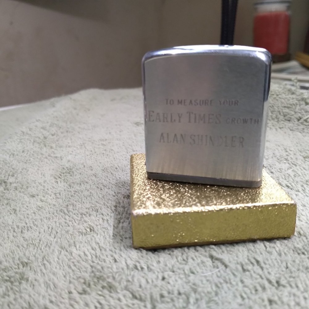 Rare engraved collectable zippo Tape measure